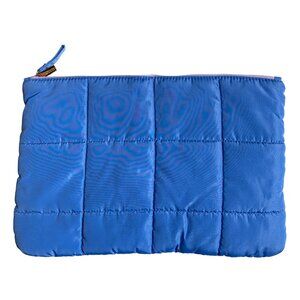 Noted by Post-It Padded Puffy Zipper Pouch (Blue)